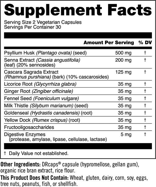 NatureWise Total Colon Care – Fiber Detox and Cleanse (60 Capsules)