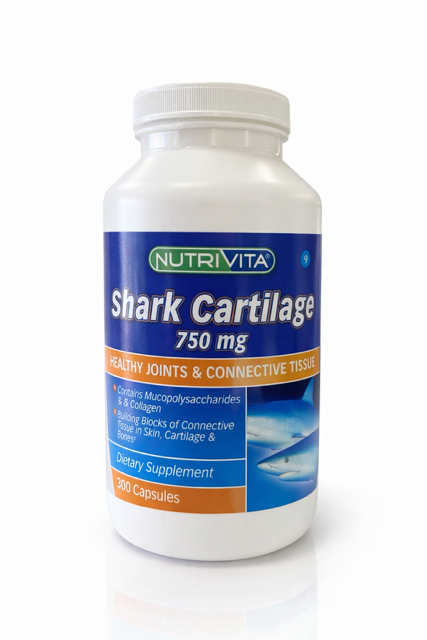 Nutrivita Shark Cartilage 750 mg (300 Capsules)
