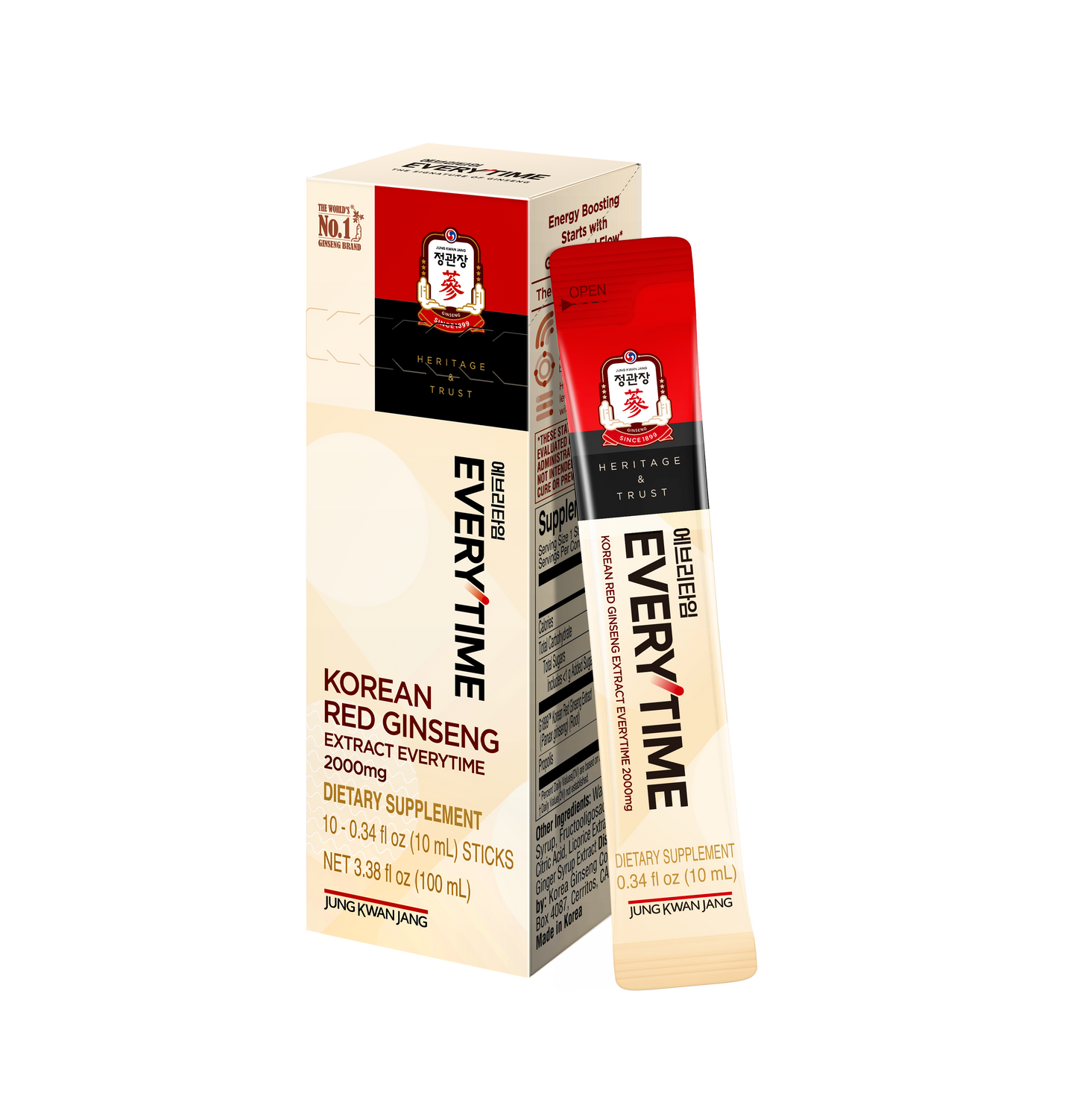 EVERYTIME Korean Red Ginseng Extract 2000 MG