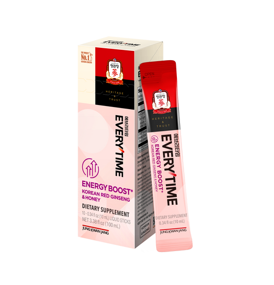 EVERYTIME Energy Boost Korean Red Ginseng