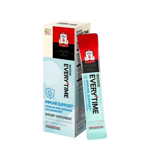 EVERYTIME Immune Support Korean Red Ginseng & Elderberry