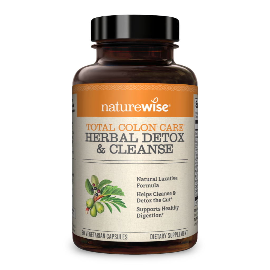 NatureWise Total Colon Care – Herbal Detox and Cleanse (60 Capsules)