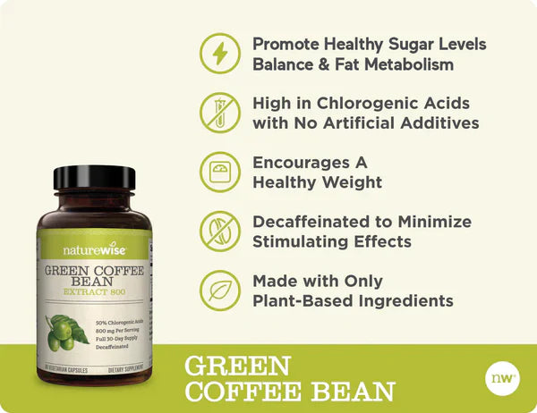 NatureWise Green Coffee Bean Extract (60 Capsules)